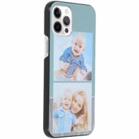 Ontwerp je eigen Apple iPhone 12 Pro Max hardcase hoesje - Zwart