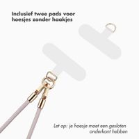 Selencia Universeel Telefoonkoord met 2 haken - verstelbaar - Muted Mauve
