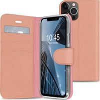 Accezz Wallet Softcase Bookcase Apple iPhone 13 Pro - Rosé Goud