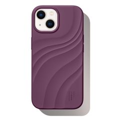 iDeal of Sweden Soft Swirl Silicone MagSafe Case Apple iPhone 17e / 16e / 15 / 14 / 13 - Velvet Plum