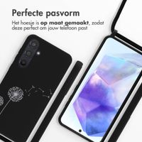 imoshion Siliconen design hoesje met koord Samsung Galaxy A55 - Dandelion Black