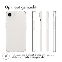 Accezz Clear Backcover Apple iPhone 16e - Transparant