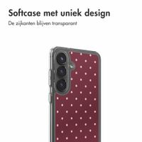 imoshion Design hoesje Samsung Galaxy S24 - Polka Dot Bordeaux