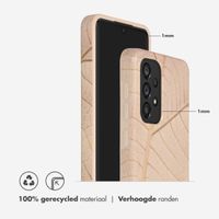 Selencia Aurora Fashion Backcover Samsung Galaxy A33 - Duurzaam hoesje - 100% gerecycled - Earth Leaf Beige