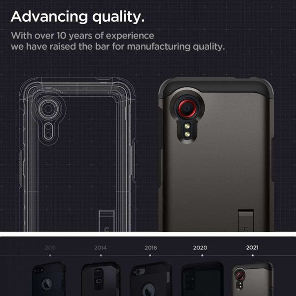 Spigen Tough Armor Backcover Samsung Galaxy Xcover 5 - Gunmetal