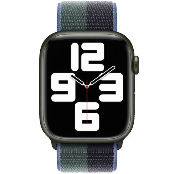 Apple Sport Loop band Apple Watch Series 1 t/m 11 / SE / Ultra (44/45/46/49 mm) - Midnight Green