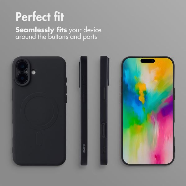 imoshion Colour Back Cover with MagSafe Apple iPhone 16 - Black