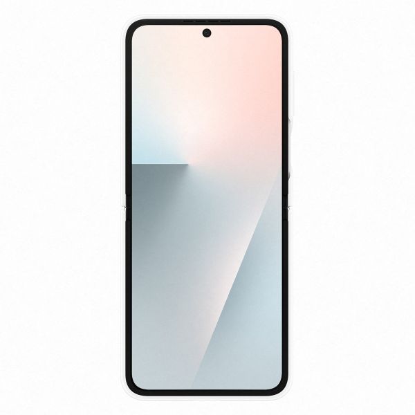 Samsung Originele Silicone Cover Ring Samsung Galaxy Z Flip 6 / Flip 7 FE - White