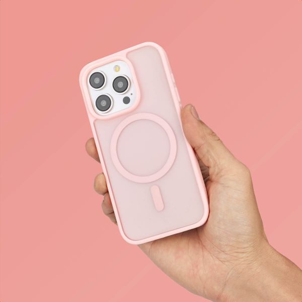 imoshion Colour Guard Back Cover with MagSafe Apple iPhone 15 Pro - Light Pink