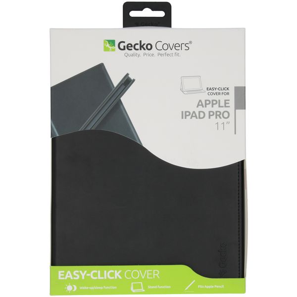 Gecko Covers EasyClick Bookcase iPad Pro 11 (2018) - Zwart