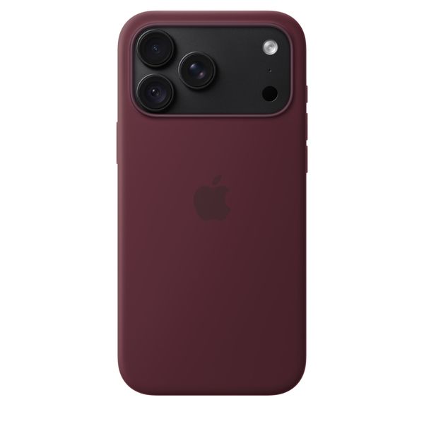 Apple Siliconenhoesje met MagSafe Apple iPhone 18 Pro Max - Burgundy