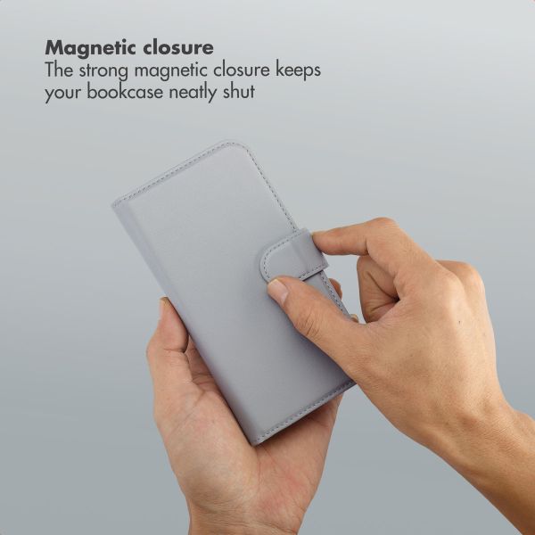Selencia Olyn Detachable Bookcase with MagSafe Apple iPhone 17 Pro - Grey