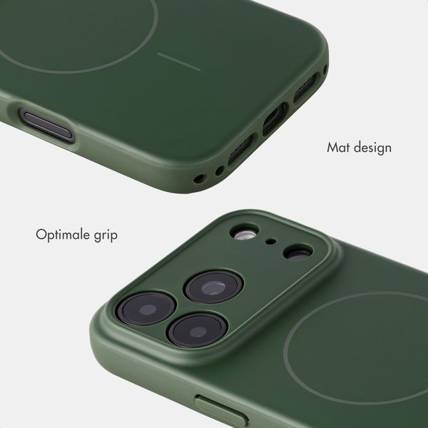 Accezz Grip Backcover met MagSafe Apple iPhone 18 Pro / 17 Pro - Donkergroen