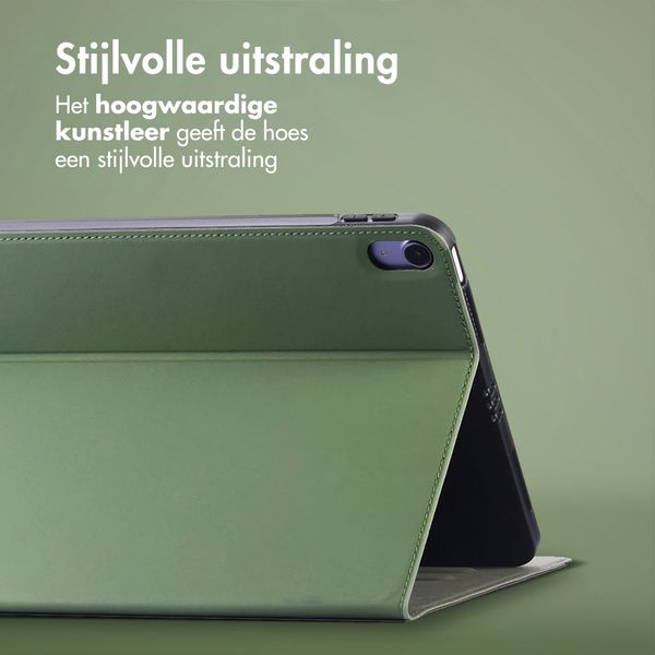 Accezz Classic Tablet Case Apple iPad Mini 7 (2024) / iPad Mini 6 (2021) - Groen