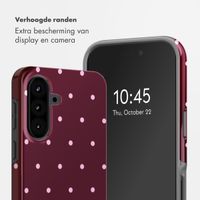 Selencia Vivid Backcover Samsung Galaxy A57 (5G) - Happy Dots Burgundy