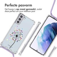 imoshion Design hoesje met koord Samsung Galaxy S21 Plus - Sandstone Dandelion