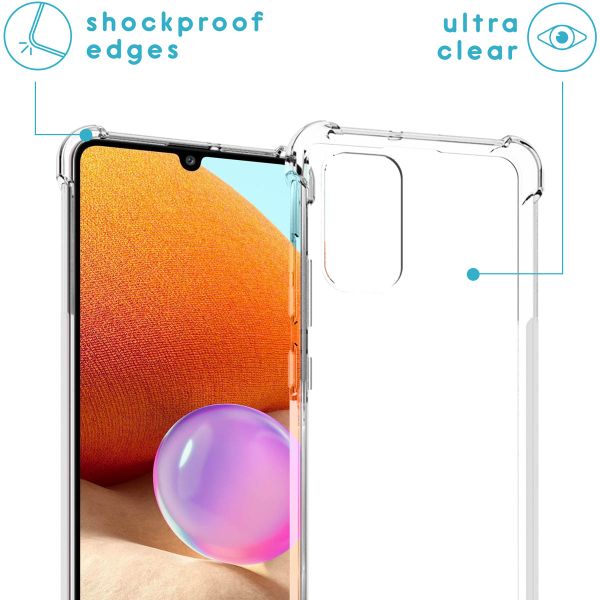imoshion Backcover met koord Samsung Galaxy A32 (4G) - Zwart / Goud