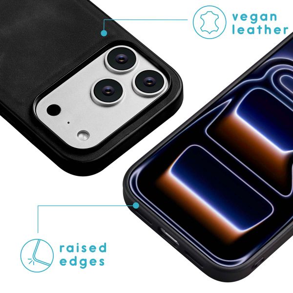 imoshion Uitneembare 2-in-1 Luxe Bookcase Apple iPhone 17 Pro - Zwart