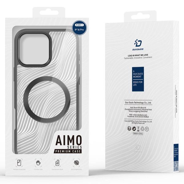 Dux Ducis Aimo Backcover met MagSafe iPhone 16 Pro - Transparant