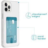imoshion Softcase Backcover met pashouder Apple iPhone 12 Pro Max - Transparant
