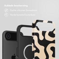 Selencia Vivid Backcover met MagSafe Apple iPhone Air - Art Wave Black