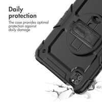 Accezz Rugged Back Cover with shoulder strap Apple iPad Air 5 (2022) / Air 4 (2020) - Black