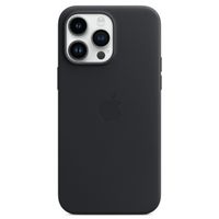 Apple Leather Back Cover with MagSafe Apple iPhone 14 Pro Max - Midnight