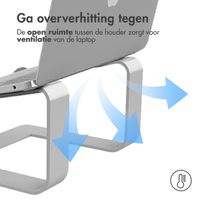 imoshion Aluminium Laptop Stand - Laptop standaard - Bureau - Universeel - Zilver