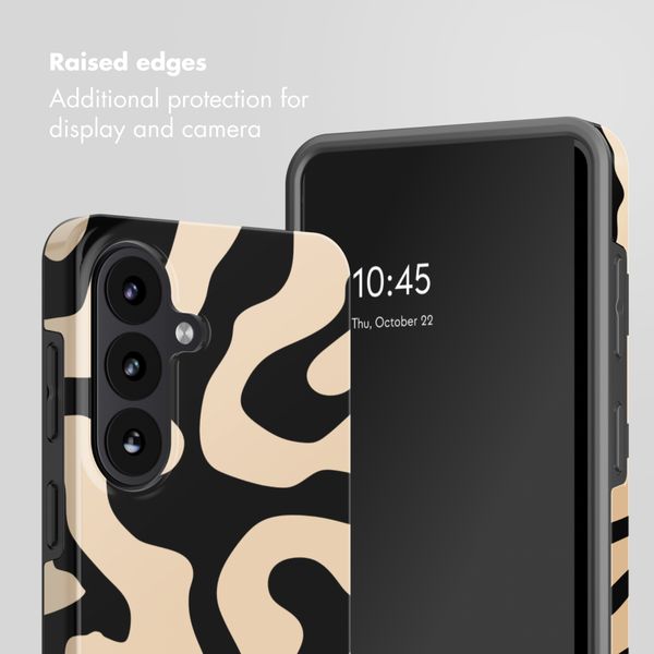 Selencia Vivid Back Cover with MagSafe Samsung Galaxy S26 - Art Wave Black