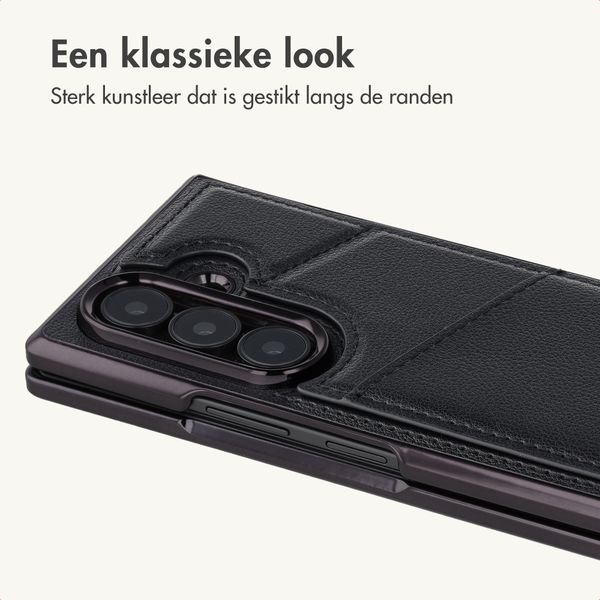 imoshion Kunstleren MagSafe Backcover met Pashouder Samsung Galaxy Z Fold 8 Ultra - Zwart