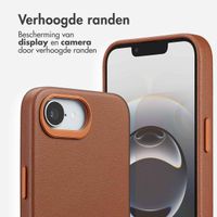 Accezz MagSafe Leather Backcover Apple iPhone 16e - Sienna Brown