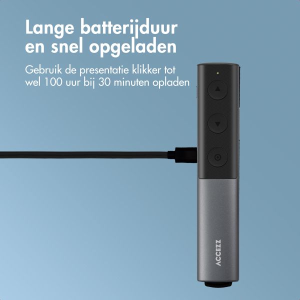 Accezz Presentatie Klikker - Presenter met Laserpointer - Zwart