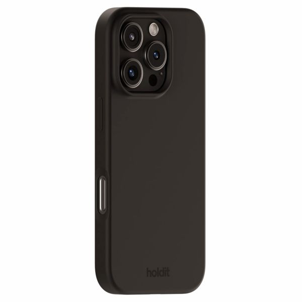 Holdit Silicone Case Apple iPhone 16 Pro - Zwart