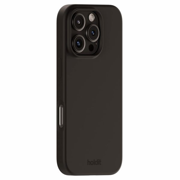 Holdit Silicone Case iPhone 16 Pro - Black