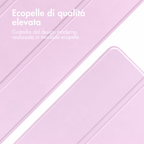 imoshion Trifold Bookcase Apple iPad 11 (2025) 11 inch A16 / iPad 10 (2022) 10.9 inch - Roze