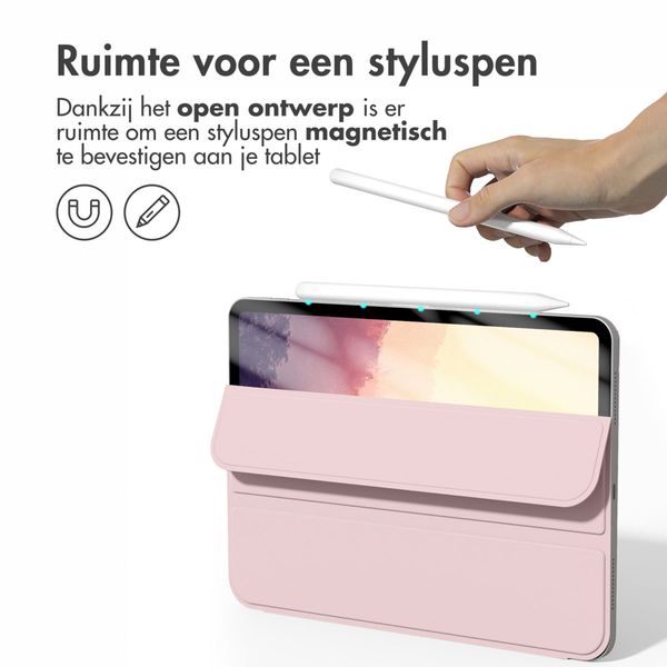 imoshion Magnetic Bookcase Apple iPad Pro 12.9 (2020/2021/2022) - Roze