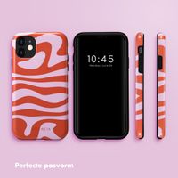 Selencia Vivid Tough Backcover iPhone 11 - Dream Swirl Pink