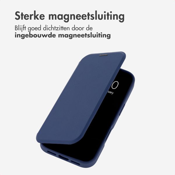 imoshion Transparante Bookcase met MagSafe Apple iPhone 18 Pro Max / 17 Pro Max - Blauw