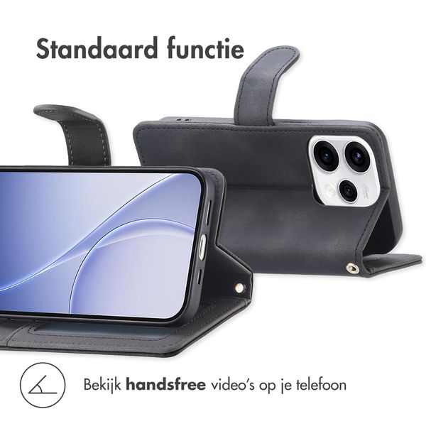 imoshion Bookcase met koord Oppo Reno15 (5G) - Zwart