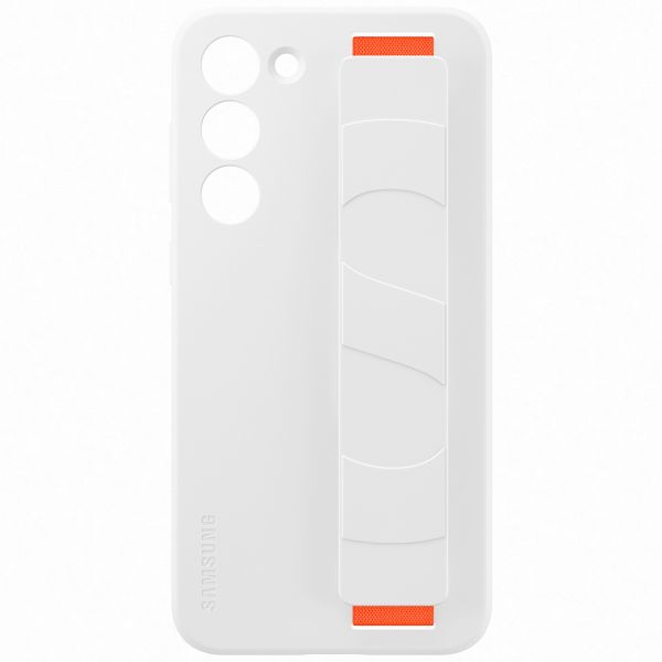 Samsung Originele Silicone Grip Backcover Samsung Galaxy S23 Plus - Wit