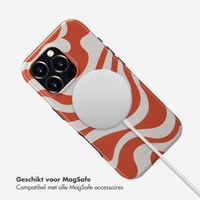 Selencia Vivid Tough Backcover met MagSafe iPhone 16 Pro - Dream Swirl Orange