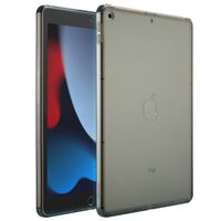 Accezz Frosted Backcover Apple iPad 9 (2021) 10.2 inch / iPad 8 (2020) 10.2 inch / iPad 7 (2019) 10.2 inch - Zwart