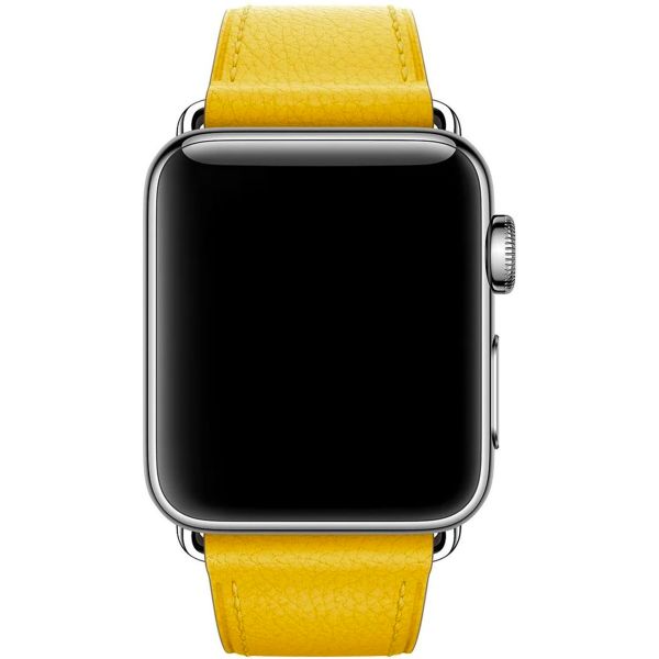 Apple Leather Band Classic Buckle Apple Watch Series 1-9 / SE - 38/40/41 mm / Series 10 - 42 mm - Sunflower