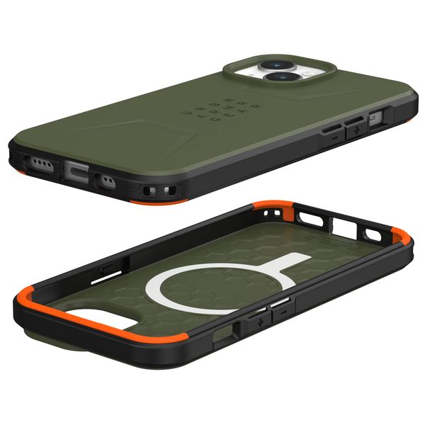 UAG Civilian Backcover MagSafe iPhone 15 - Olive Drab