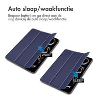 imoshion Trifold Bookcase Apple iPad Pro 13 (2025) M5 / (2024) M4 - Donkerblauw