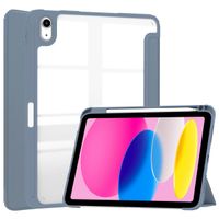 imoshion Trifold Hard Case Book Cover Apple iPad 11 (2025) 11 inch A16 / iPad 10 (2022) 10.9 inch - Purple