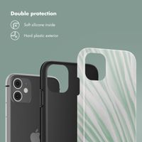 Selencia Vivid Back Cover Apple iPhone 11 - Nature Grayed Jade