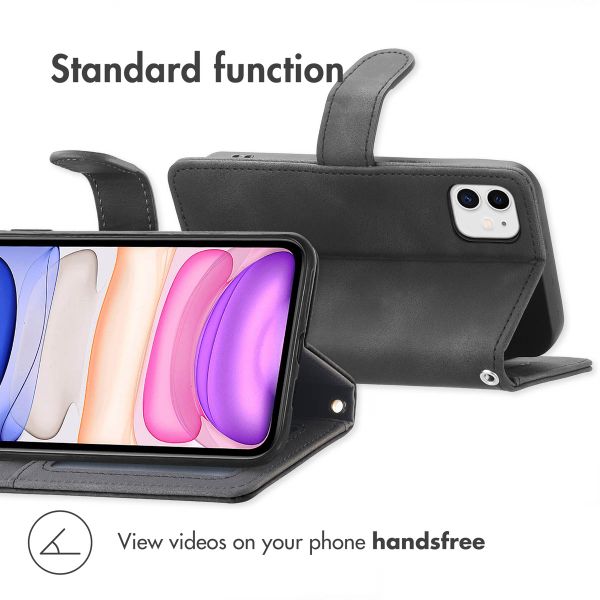 imoshion Bookcase with Strap Apple iPhone 11 - Black