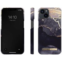 iDeal of Sweden Fashion Backcover Apple iPhone 13 - Golden Twilight Marble