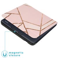 imoshion Design Slim Hard Case Sleepcover met stand Kobo Libra 2 / Tolino Vision 6 - Pink Graphic